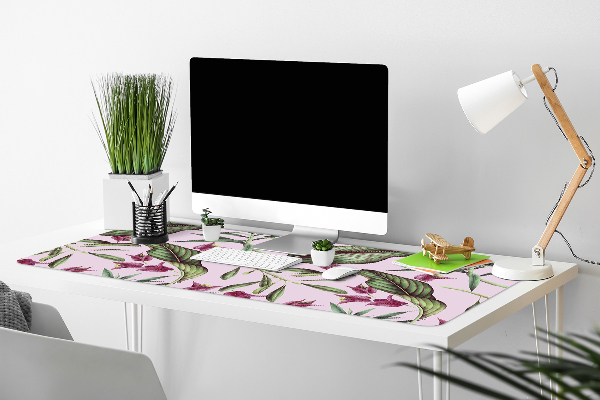 Skrivbordsunderlägg Rosa blommor