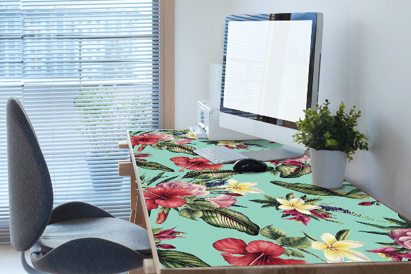 Skrivbordsunderlägg Blad och blommor