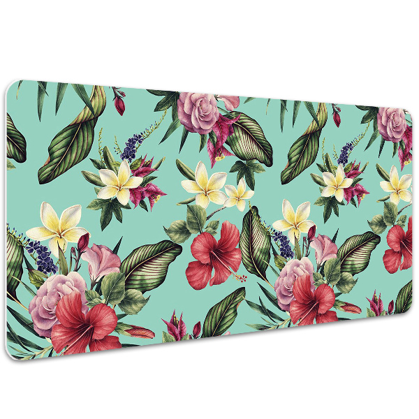 Skrivbordsunderlägg Blad och blommor