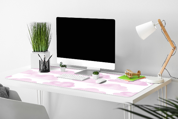 Skrivbordsmatta Rosa moln