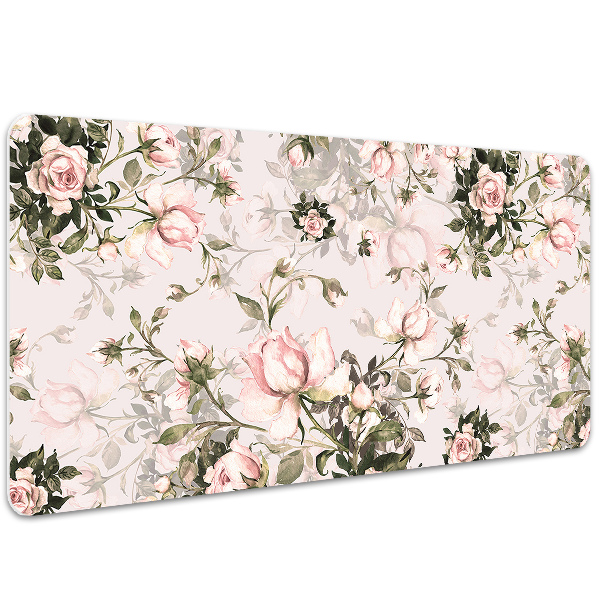 Skrivbordsunderlägg Färgglada blommor