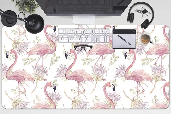 Skrivbordsunderlägg Flamingos