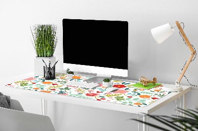 Skrivbordsunderlägg Bild med blommor