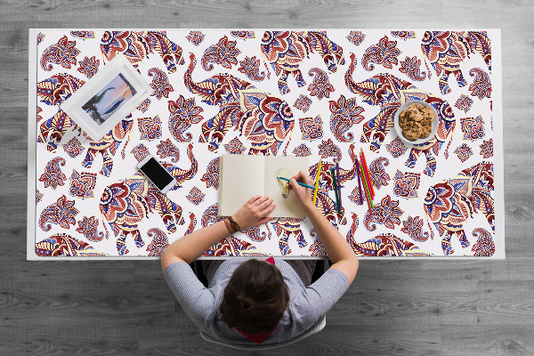 Skrivbordsunderlägg Paisley elefant
