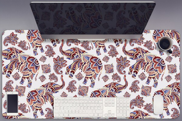 Skrivbordsunderlägg Paisley elefant