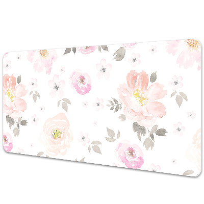Skrivbordsunderlägg Blommönster