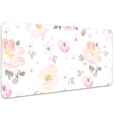 Skrivbordsunderlägg Blommönster