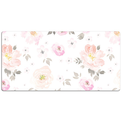 Skrivbordsunderlägg Blommönster