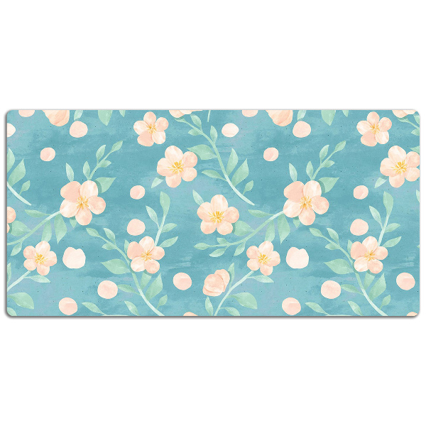 Skrivbordsunderlägg Pastellblommor