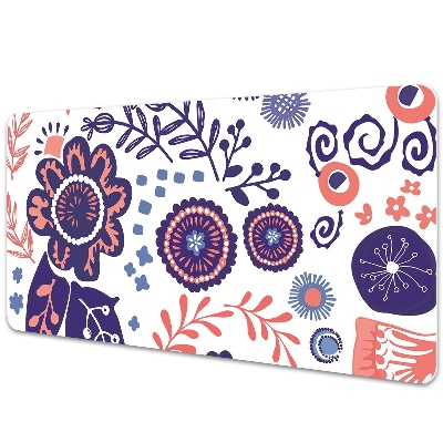 Skrivbordsmatta Abstrakta blommor