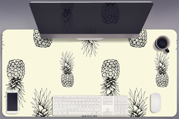 Skrivbordsmatta Ananas