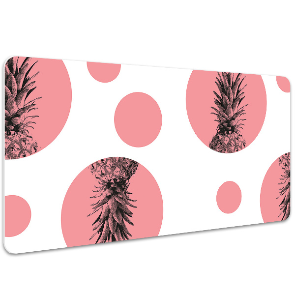 Skrivbordsmatta Rosa ananas