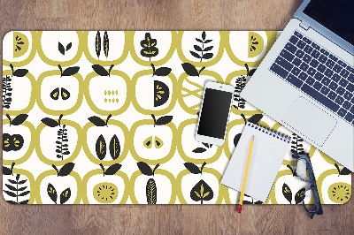 Skrivbordsmatta Äpplen mönster