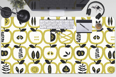 Skrivbordsmatta Äpplen mönster