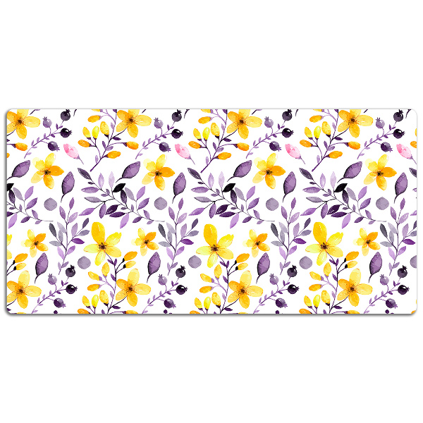 Skrivbordsunderlägg Abstrakta blommor