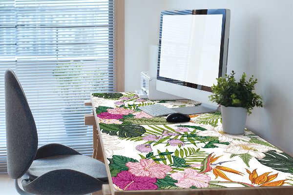 Skrivbordsunderlägg Exotiska blommor