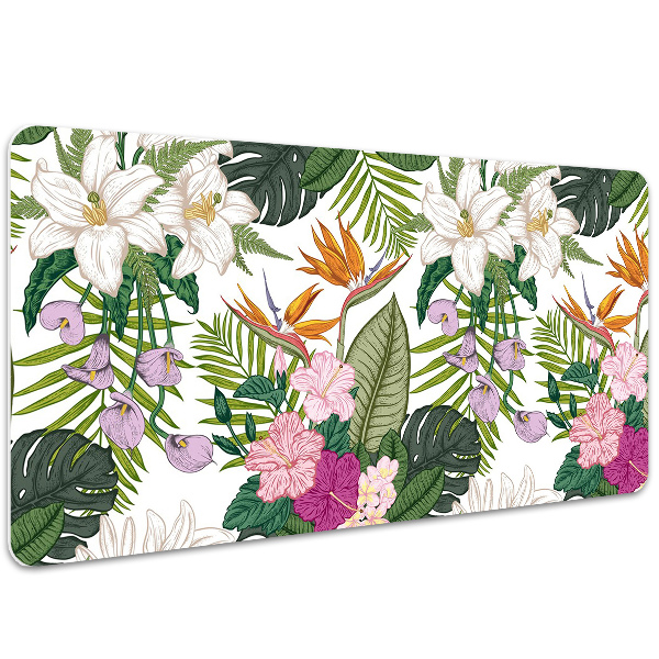 Skrivbordsunderlägg Exotiska blommor
