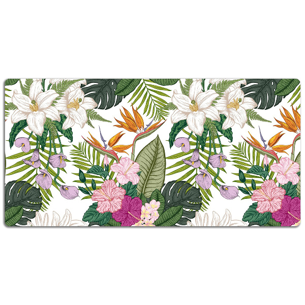 Skrivbordsunderlägg Exotiska blommor