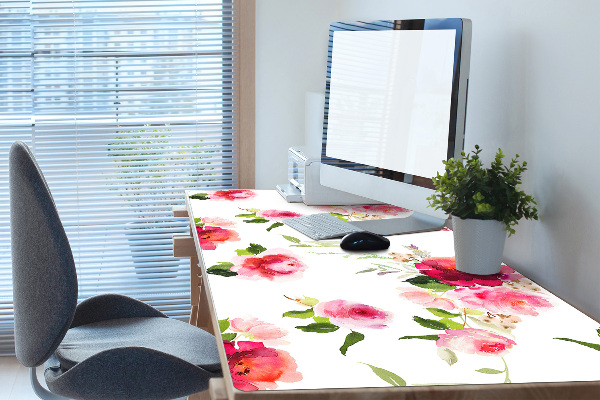 Skrivbordsunderlägg Vårblommor