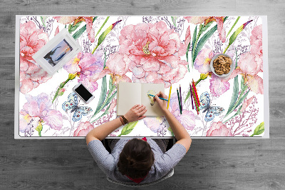 Skrivbordsunderlägg Pioner blommor