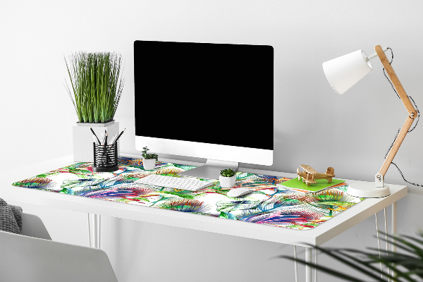 Skrivbordsunderlägg Färgglada blommor
