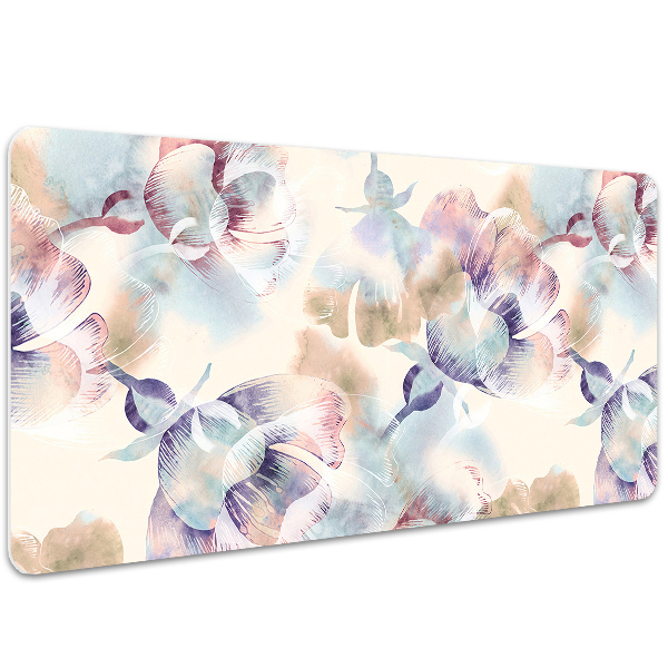 Skrivbordsunderlägg Blommönster