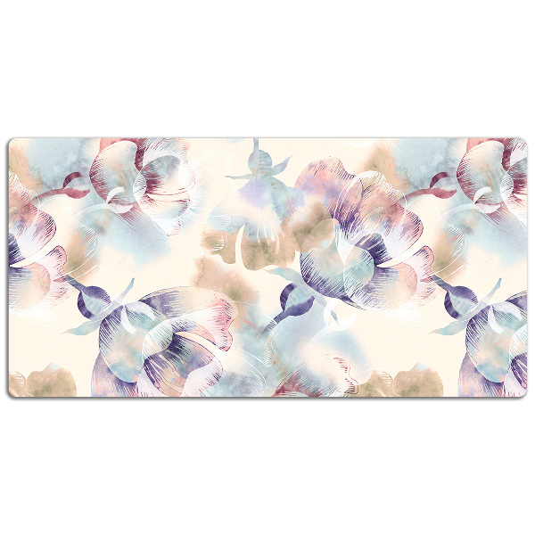 Skrivbordsunderlägg Blommönster