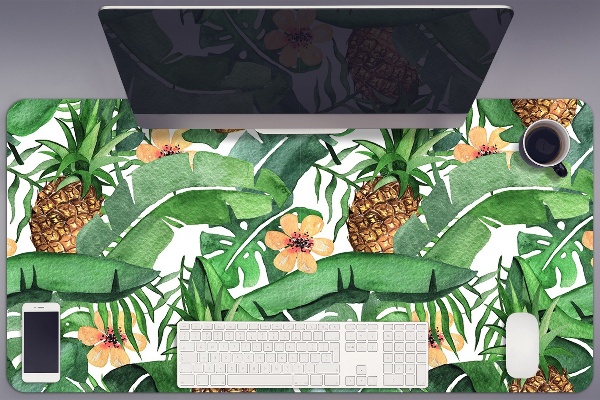 Skrivbordsunderlägg Ananas i blad