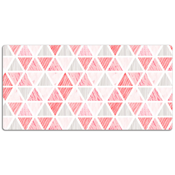 Skrivbordsunderlägg Rosa trianglar