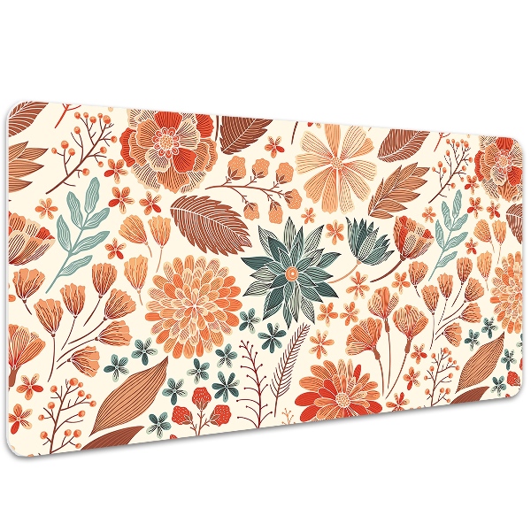 Skrivbordsunderlägg Konstnärliga blommor