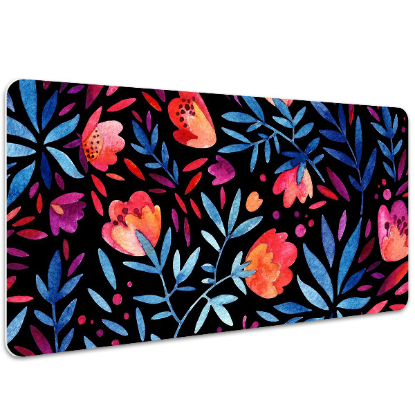 Skrivbordsunderlägg Blommönster