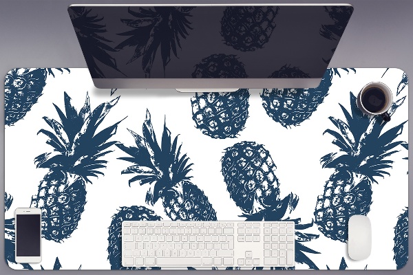 Skrivbordsunderlägg Grå ananas