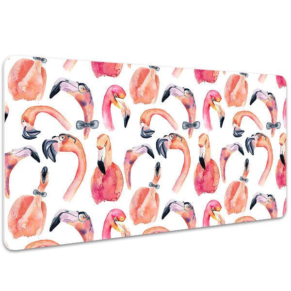 Skrivbordsunderlägg Crazy Flamingos