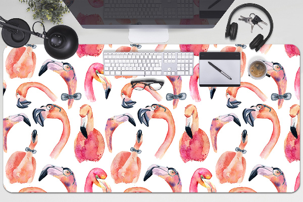 Skrivbordsunderlägg Crazy Flamingos