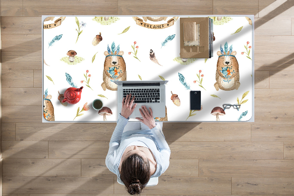 Skrivbordsunderlägg Indianbjörn