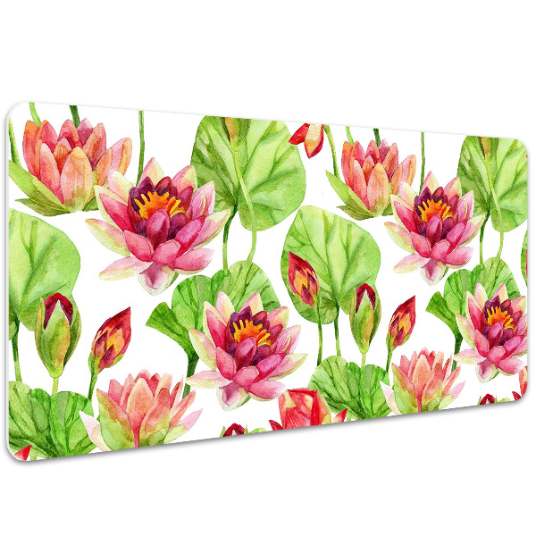 Skrivbordsunderlägg Lotos blomma lämnar