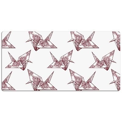 Skrivbordsunderlägg Origamifåglar