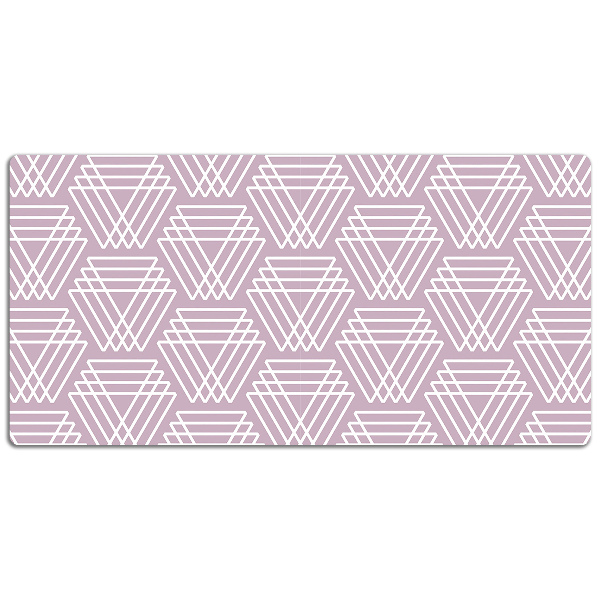 Skrivbordsunderlägg Rosa trianglar