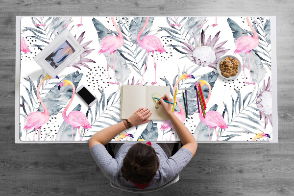 Skrivbordsunderlägg stort Flamingos