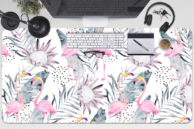 Skrivbordsunderlägg stort Flamingos