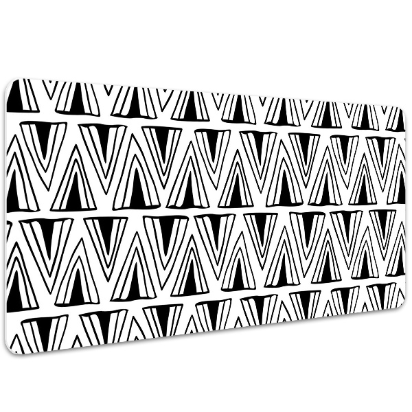 Skrivbordsunderlägg stort Trianglar mönster boho