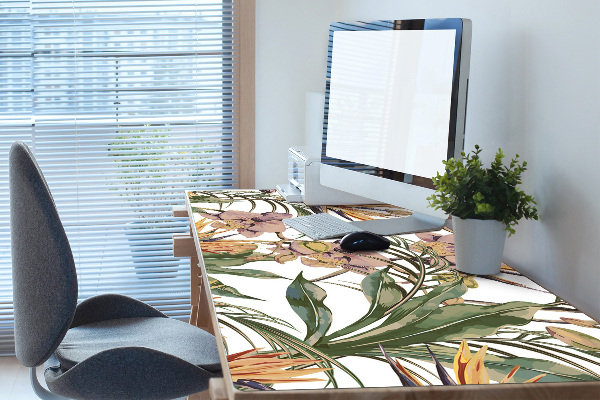 Skrivbordsunderlägg stort Botaniska blad
