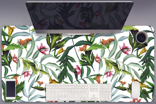 Skrivbordsunderlägg stort Tropisk flora