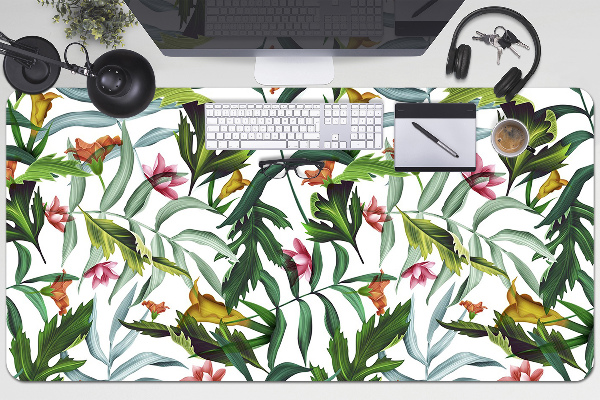 Skrivbordsunderlägg stort Tropisk flora