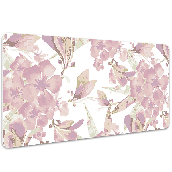 Skrivbordsunderlägg stort Hibiskus blekrosa