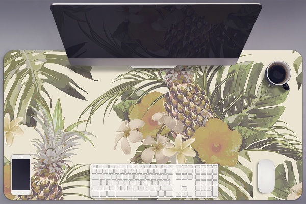 Skrivbordsunderlägg stort Ananas