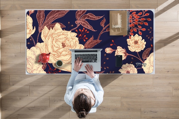 Skrivbordsunderlägg stort Rose med Rowan
