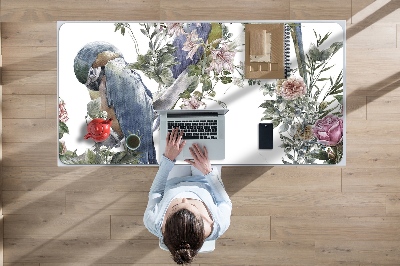 Skrivbordsunderlägg stort Papegoja
