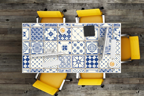 Skrivbordsunderlägg stort Azulejos brickor