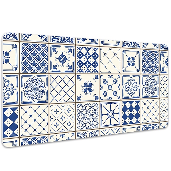 Skrivbordsunderlägg stort Azulejos brickor